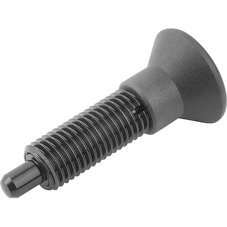 Indexing Plungers Without Collar, Ext. Locking Pin, Style G, Metric